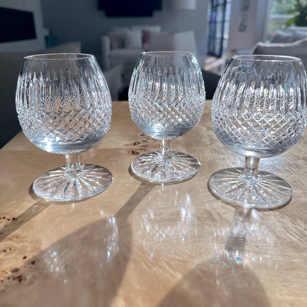Irish Crystal Brandy Glasses